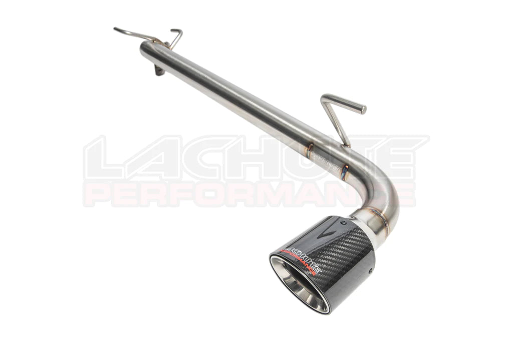 LACHUTE PERFORMANCE MUFFLER DELETE - CARBON FIBER TIP - 2017-2023 SUBARU IMPREZA HATCHBACK