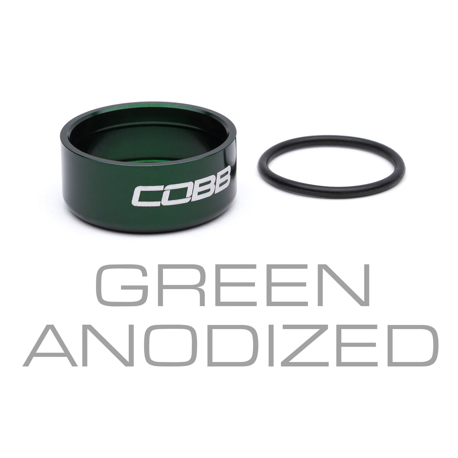 COBB Shift Knob Trim Ring - Green Anodized - BRZ/GR86 w/ Cobb Weighted shift knob