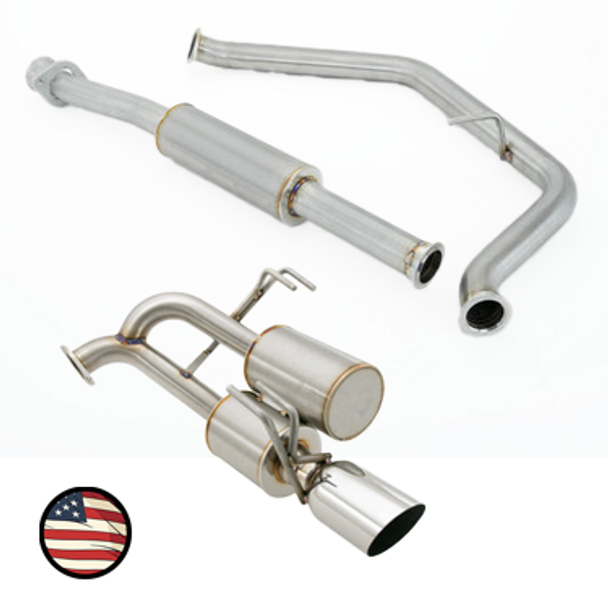 NAMELESS Catback Exhaust - Dual Chamber with 5" Muffler - 4" Single Wall Tip - 2025+ Forester