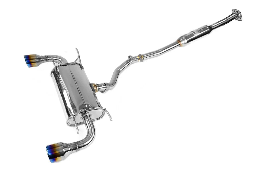 Invidia Q300 Cat Back Exhaust Titanium Tips - 13-21 BRZ, 2022+ BRZ