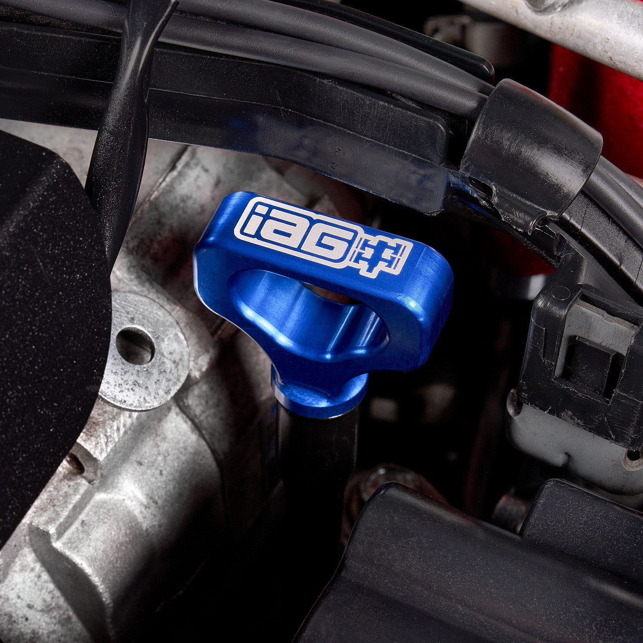 IAG Dipstick With Anodized Billet Handle - 2002-05 WRX, 93-06 Impreza