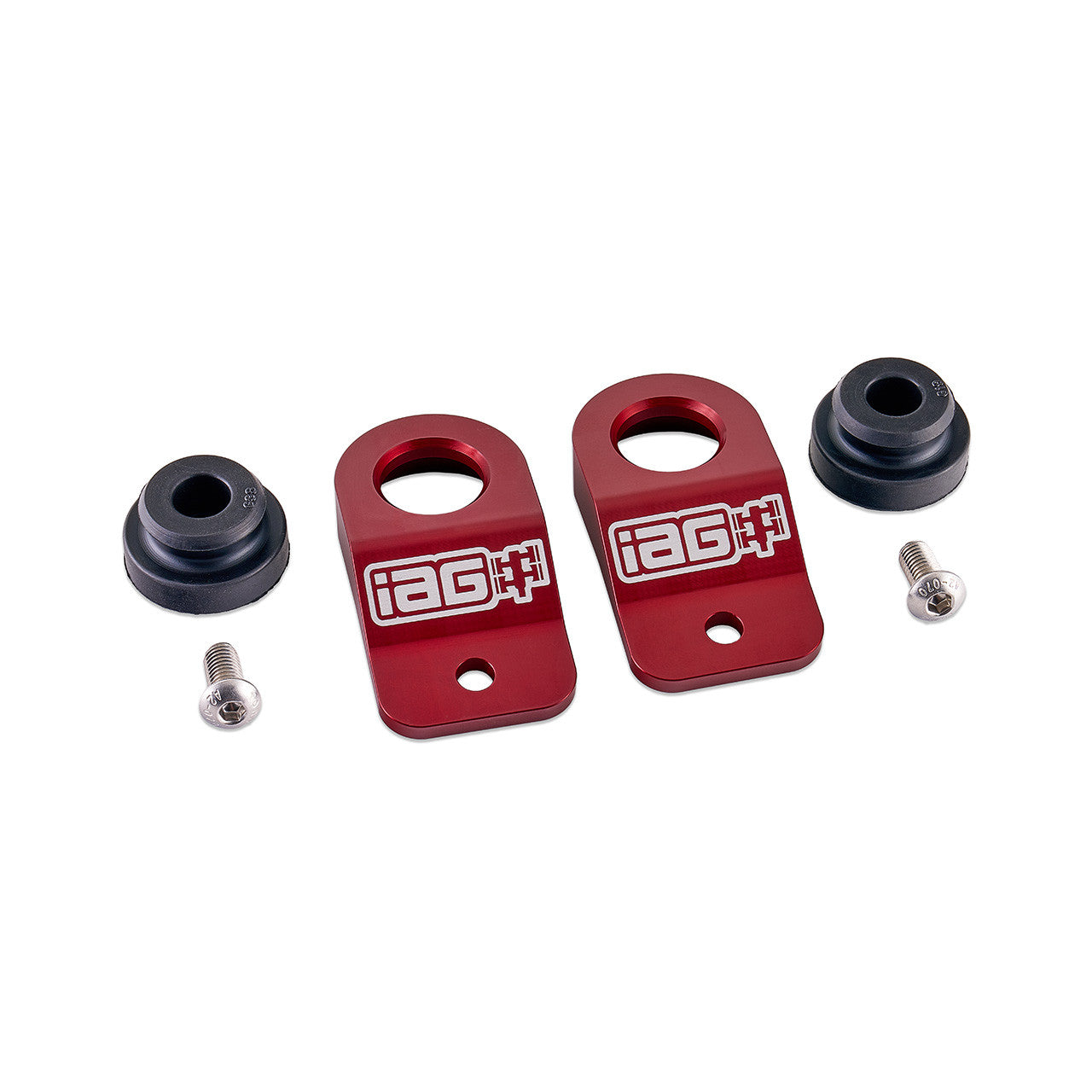 IAG Radiator Stays - 2008-14 Subaru WRX & STI, 08-10 Impreza & Outback