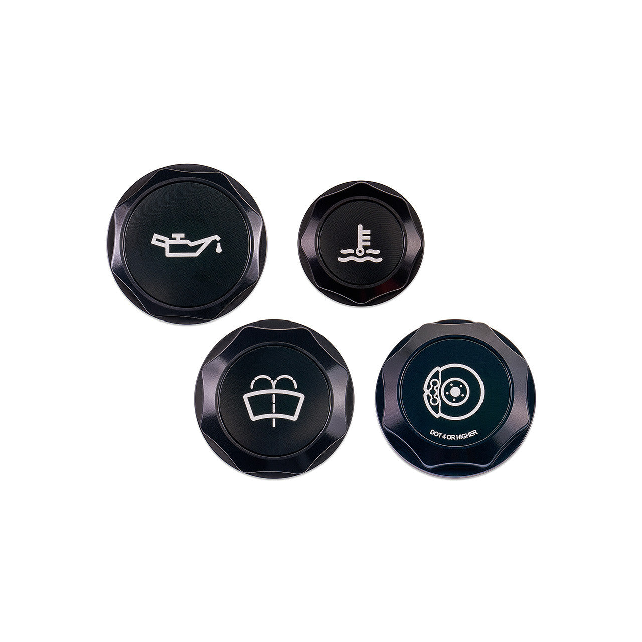 IAG Revolve Engine Bay Dress-Up Cap Kit - 15-21 WRX