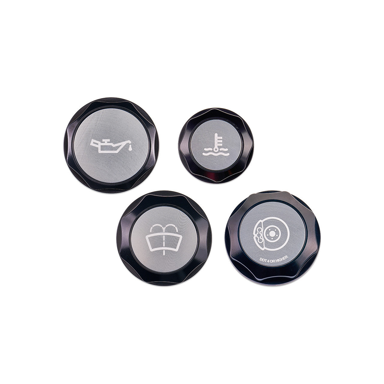 IAG Revolve Engine Bay Dress-Up Cap Kit - 15-21 WRX