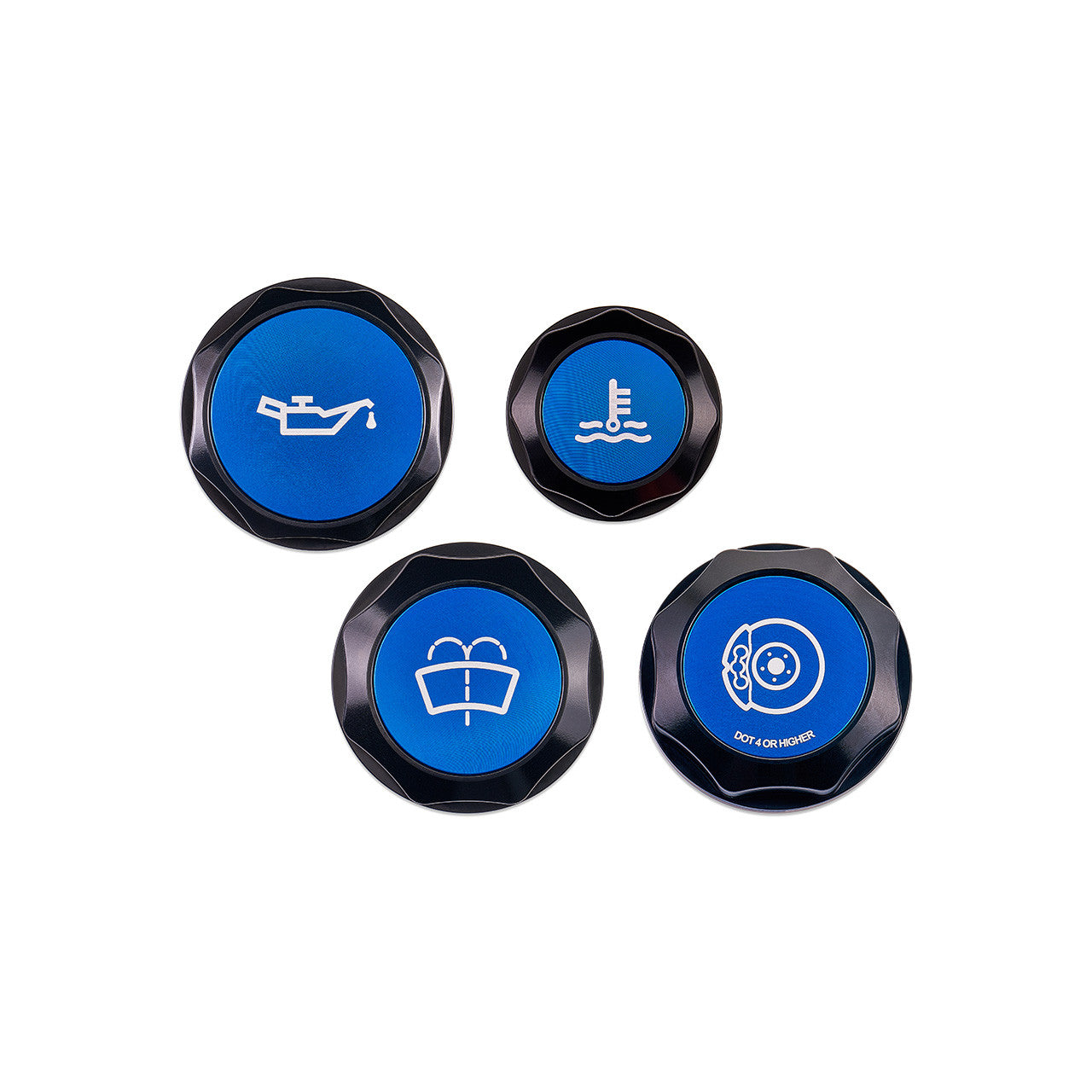 IAG Revolve Engine Bay Dress-Up Cap Kit - 15-21 WRX