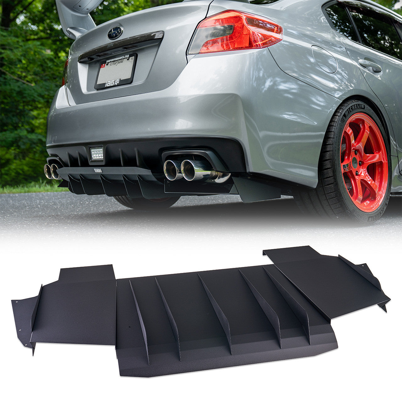 IAG Rear Diffuser - 2015-2021 VA Subaru WRX & STI