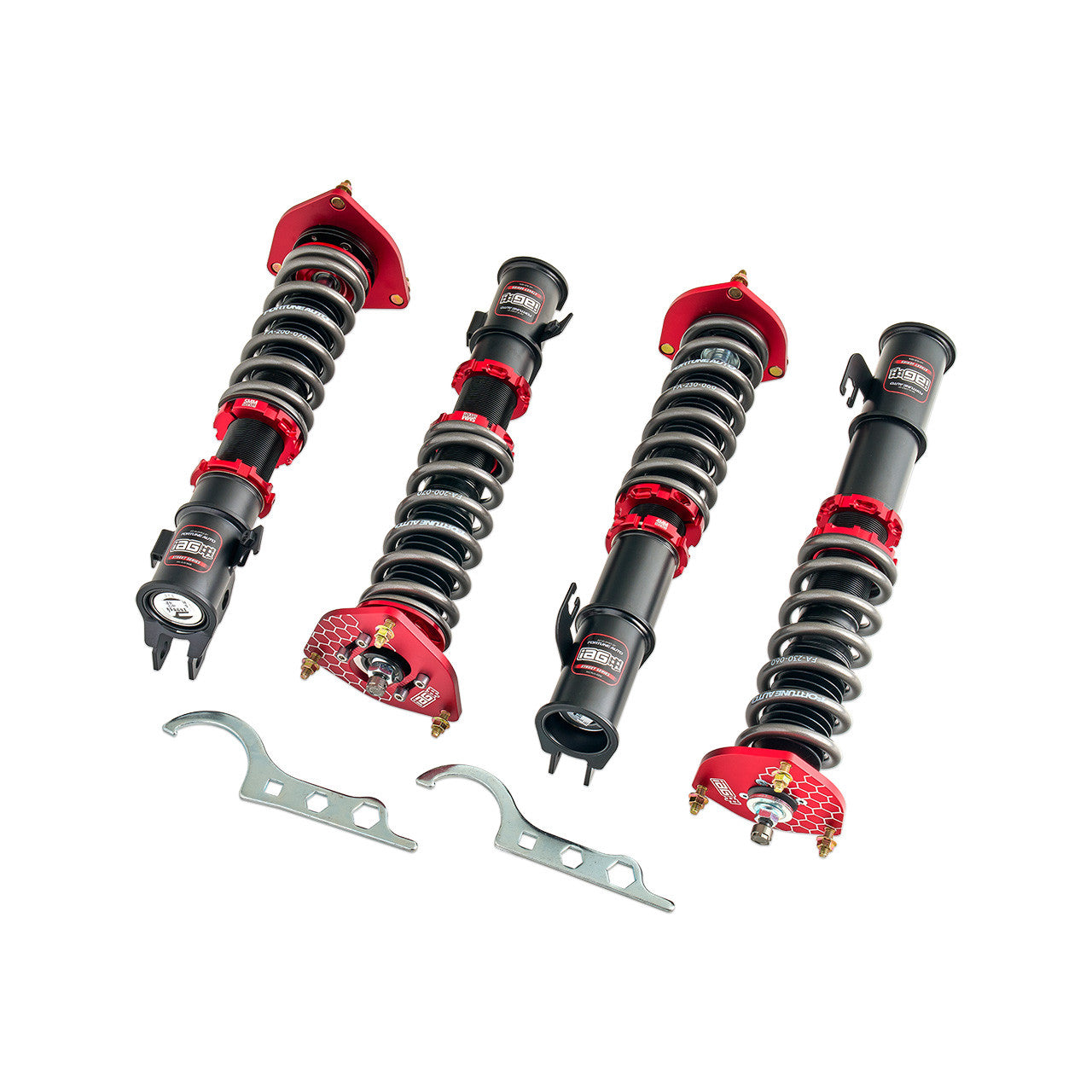 IAG Spec Street Series Coilovers by Fortune Auto - 02-07 WRX, 2004 STI Only