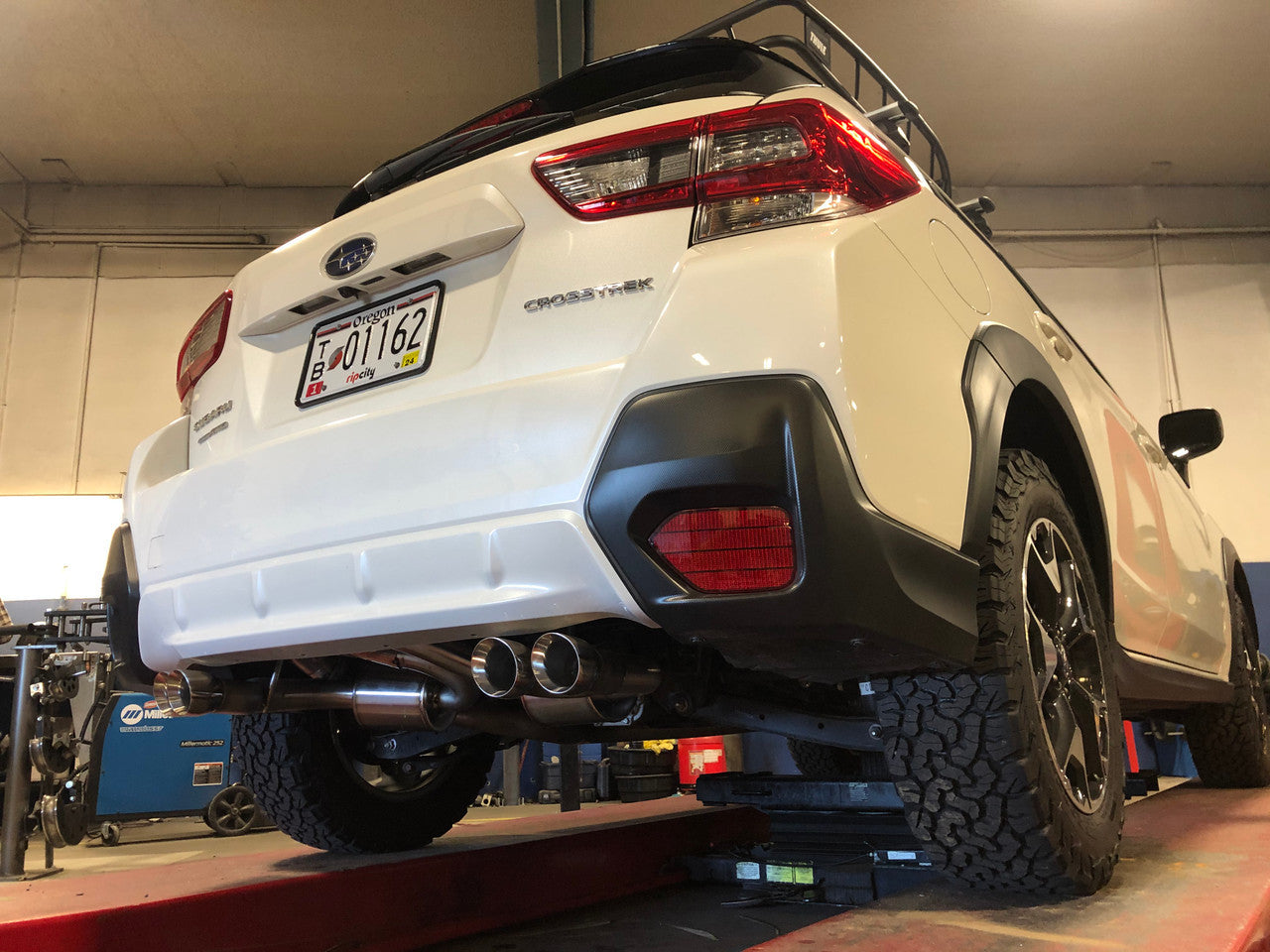 Nameless Axleback Exhaust - Quad Exit - Muffler Delete - 2018-23 Crosstrek