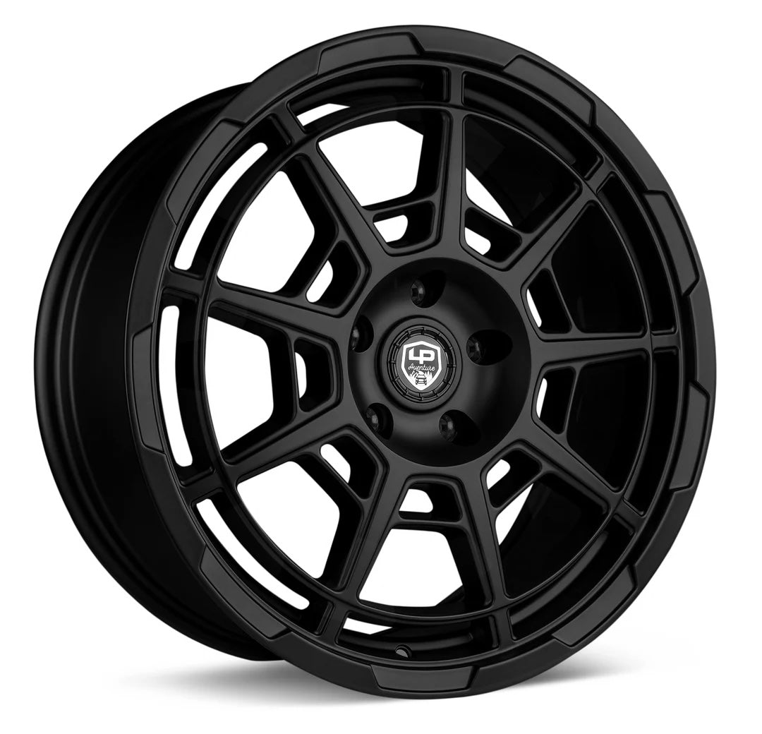 LP Aventure Wheels - LP9 - 19x8 ET35 5x114.3 - Matte Black (center bore 56.1mm)