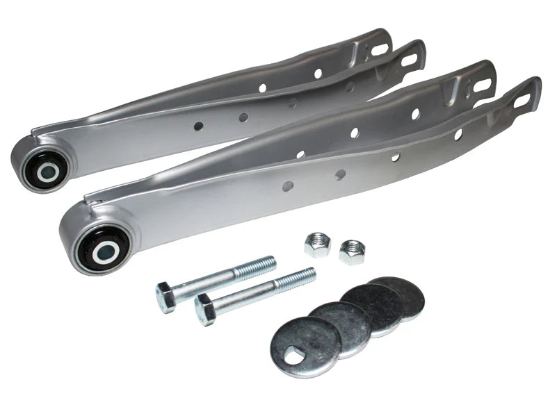 WHITELINE ADJUSTABLE REAR LOWER CONTROL ARM - 08-25 WRX, 08-21 STI, 08-11 IMPREZA, 13-25 BRZ + more