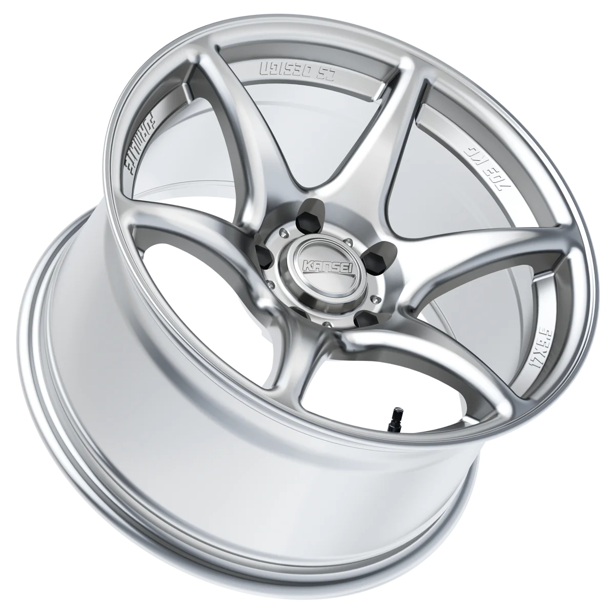 Kansei K11S Tandem 18x9.5in / 5x114.3 BP / 22mm Offset / 73.1mm Bore - Hyper Silver Wheel