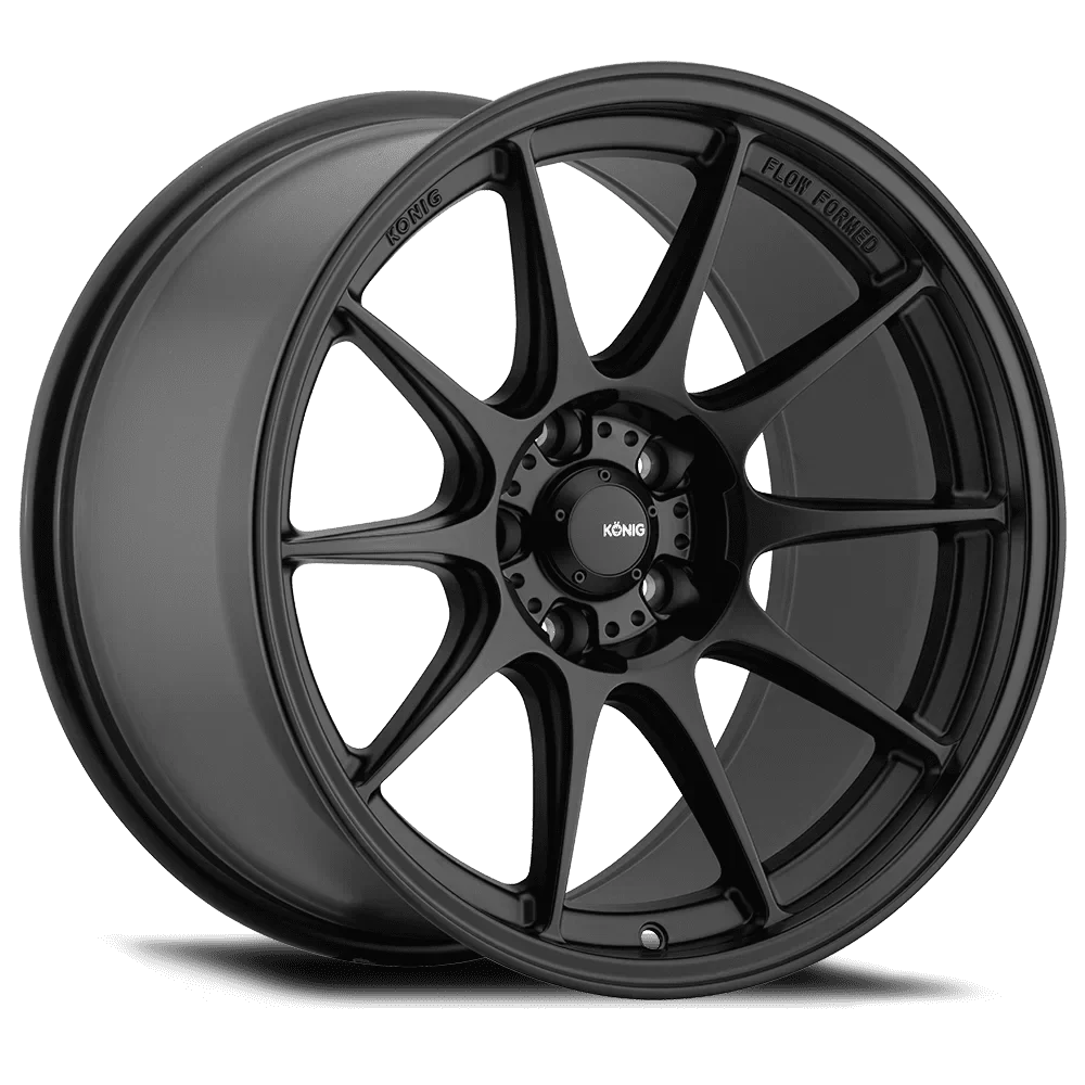 Konig Dekagram 18x8.5 5x100 ET44 Semi-Matte Black