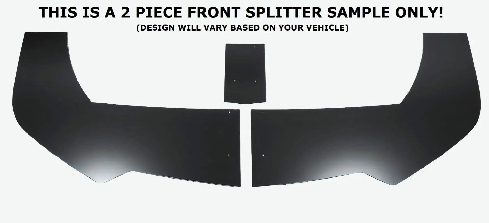 Ventus Autoworks 2PC Front Splitter for AFD/JXR Front lip - 2022-2025 Subaru WRX