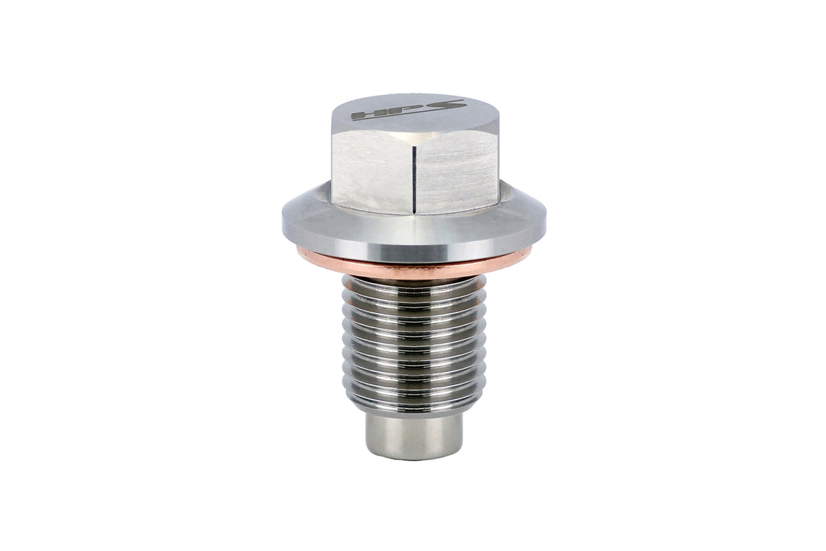 HPS Subaru Stainless Steel Magnetic Oil Drain Plug - Polished (MDP-M16X150)