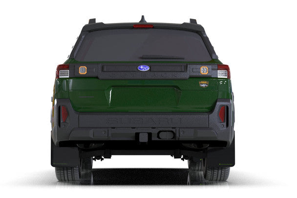 Rally Armor Black UR Mud Flap Dark Green Logo - 2026+ OUTBACK
