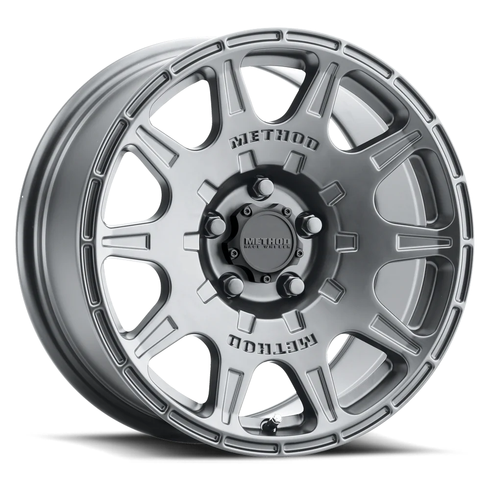 Method MR502 RALLY 17x8 +38mm Offset 5x114.3 67.1mm CB Titanium Wheel