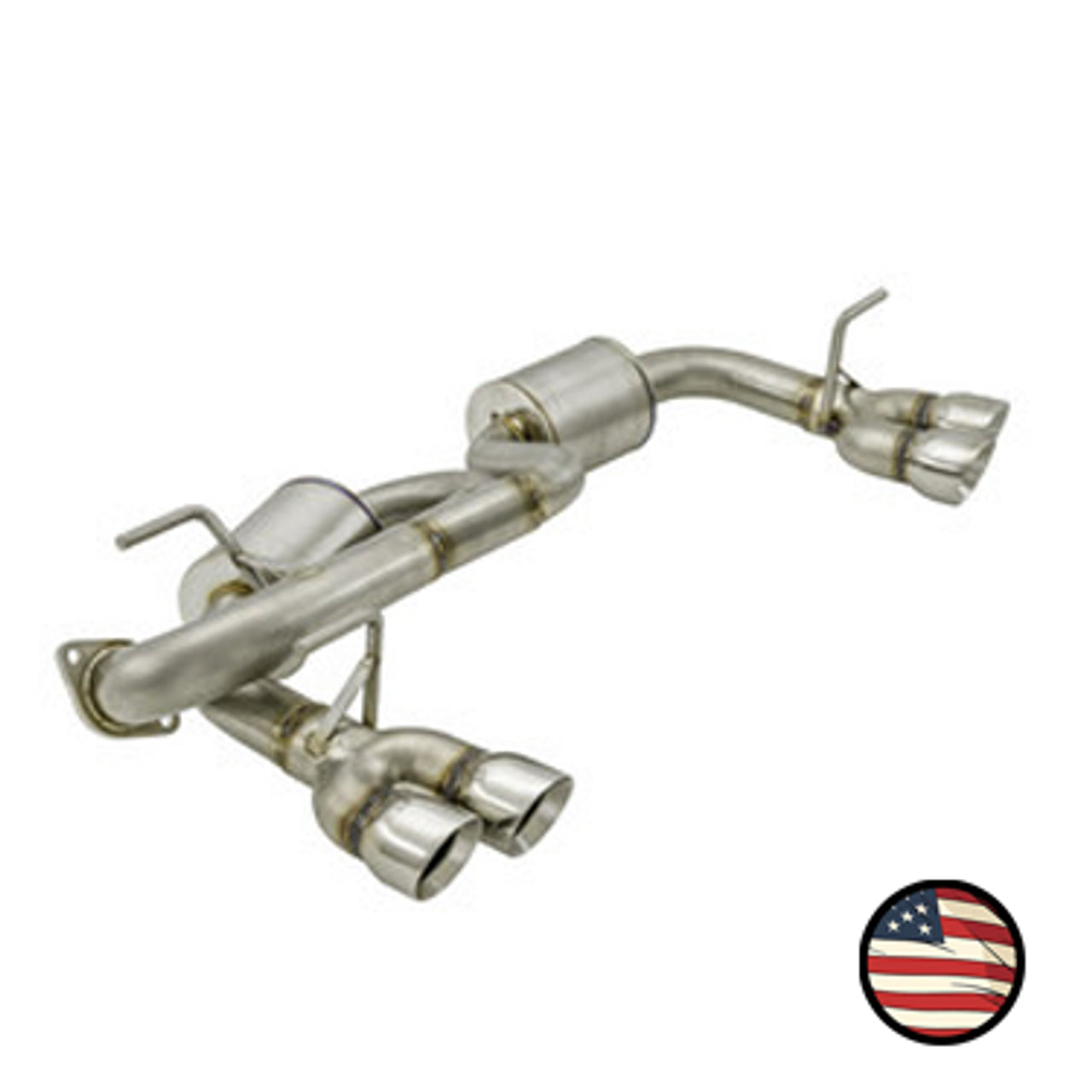 Nameless Axleback Exhaust - Quad Exit - 5" Muffler - 2018-23 Crosstrek