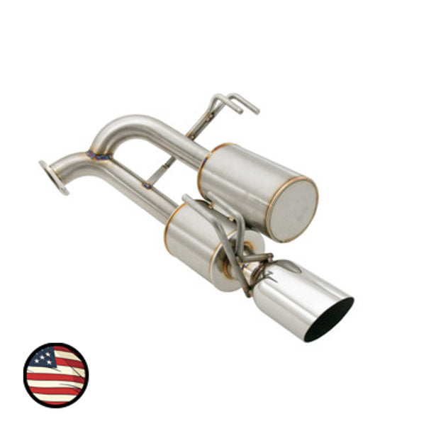 Nameless Axleback Exhaust - Dual Chamber with 5" Muffler - 2014-2018 Forester 2.5i