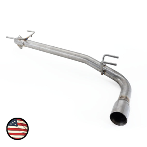 Nameless Axleback Exhaust - Muffler Delete - Single Exit 3" Double Wall Tip - 2018-23 Crosstrek / Sport