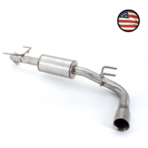 Nameless Axleback Exhaust - Executive - Single Exit 3" Double Wall Tip - 2024+ Crosstrek