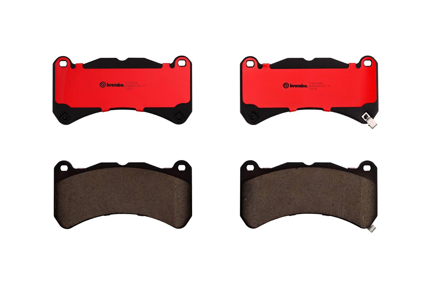 Brembo Premium NAO Ceramic OE Equivalent Pad - FRONT - 18-21 STI, 2024+ WRX TR/RS w/ Brembos