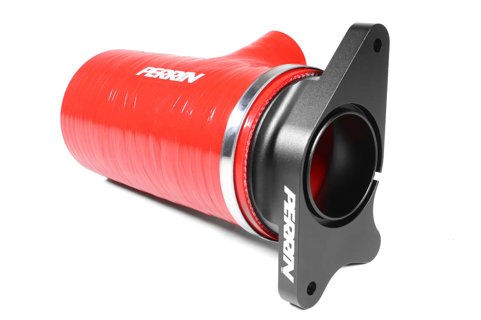 Perrin Short Type Turbo Inlet Hose - Red - 22-25 Subaru WRX + MORE