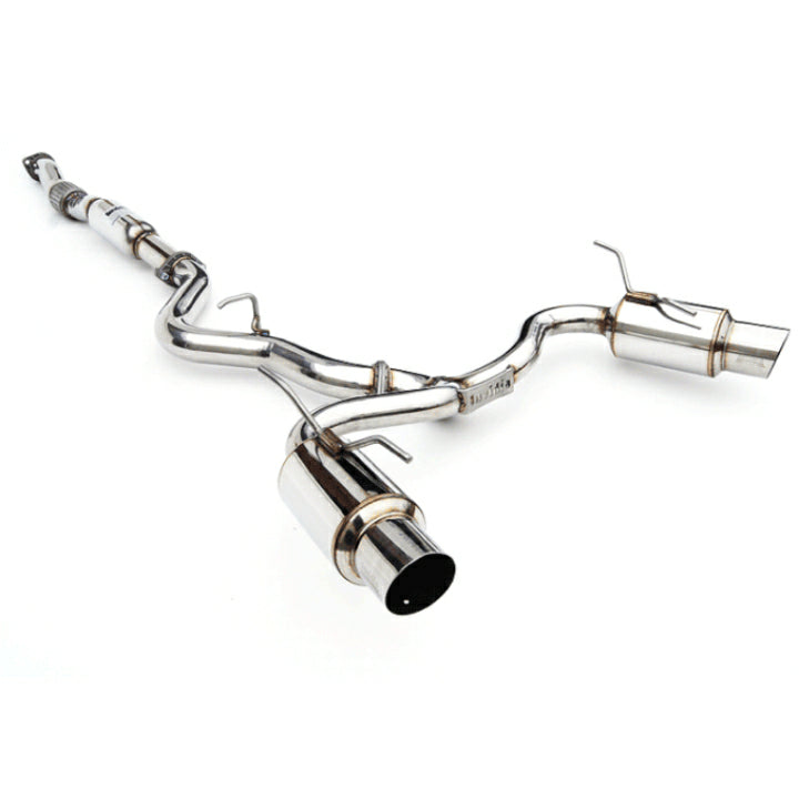 INVIDIA N1 STAINLESS STEEL DUAL EXIT EXHAUST- 11-14 STI SEDAN, 11-14 WRX SEDAN