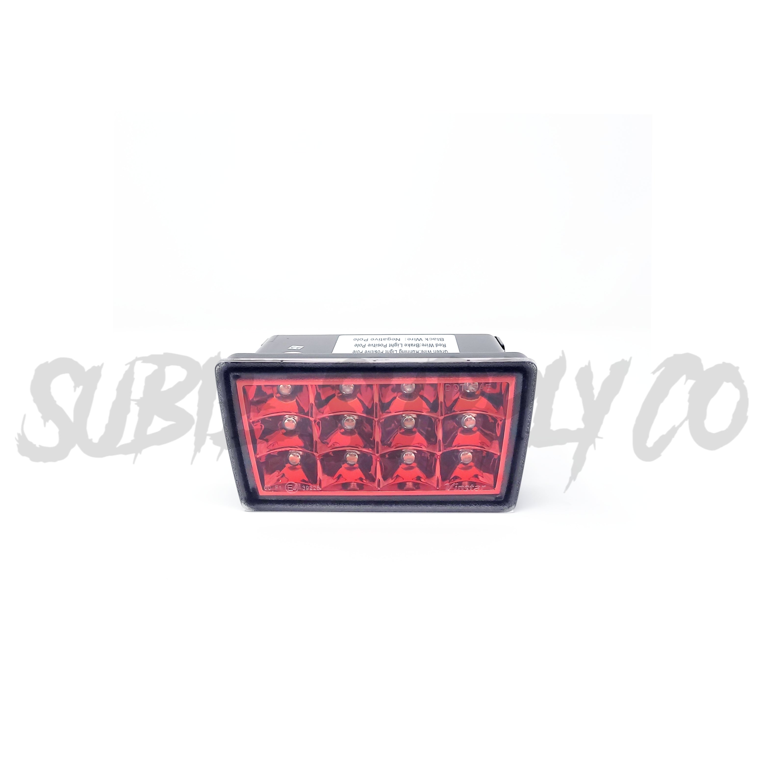 SSC CLASSIC F1 LED REAR FOG LIGHT/BRAKE LIGHT WITH QUICK CONNECT HARNESS - 11-14 WRX/STI SEDAN, 15-21 WRX/STI, 2022+ WRX, 13-17 CROSSTREK