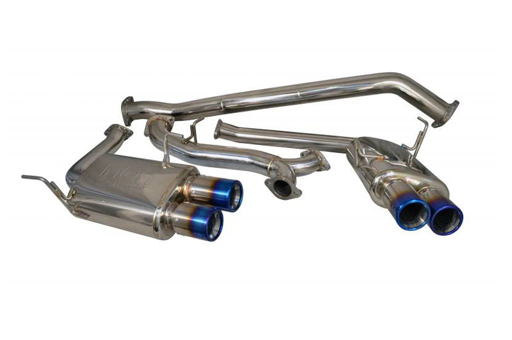 Injen Cat Back Exhaust w/ Quad Titanium Tips - 15-21 Subaru STI/WRX