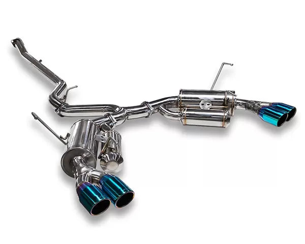 GARAGE SALE - ARK GRIP Stainless Catback Exhaust w/Tecno Tips - 11-14 WRX SEDAN, 11-14 STI SEDAN