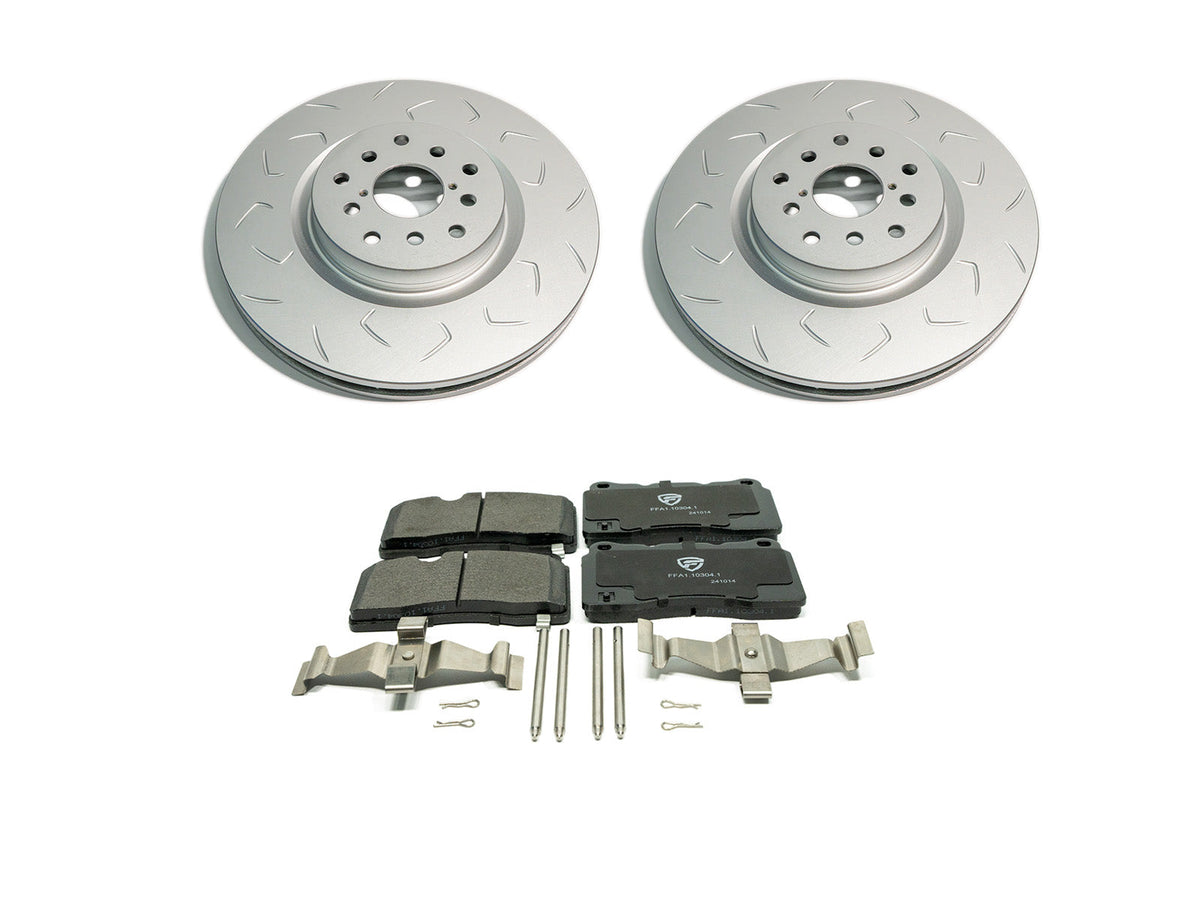 FactionFab Pad / Rotor Combo Front - 2004-2017 STI