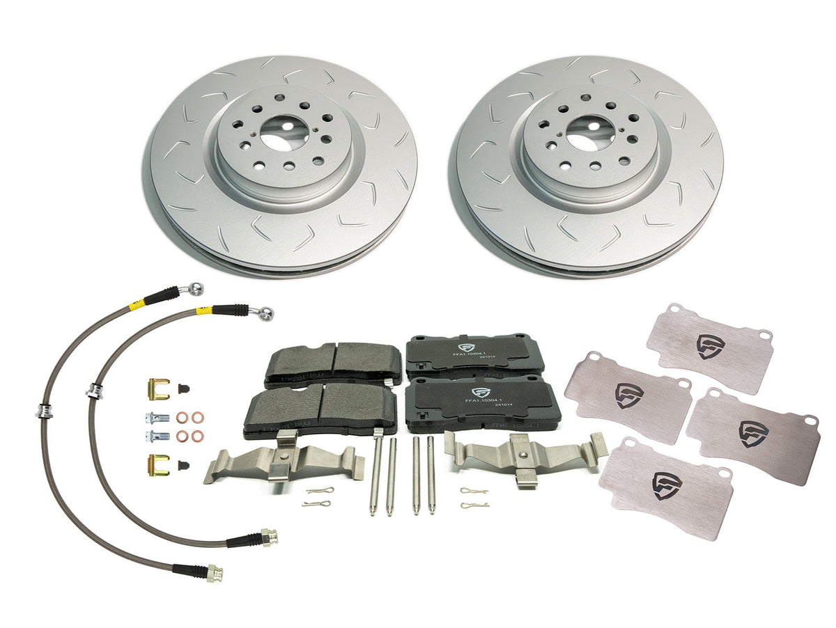 FactionFab Full Brake Kit Combo Front - 2008-2017 STI