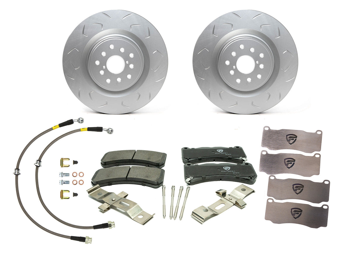 FactionFab Full Brake Kit Combo Front - 2018-2021 STI / 2022-2026 WRX w/Brembo