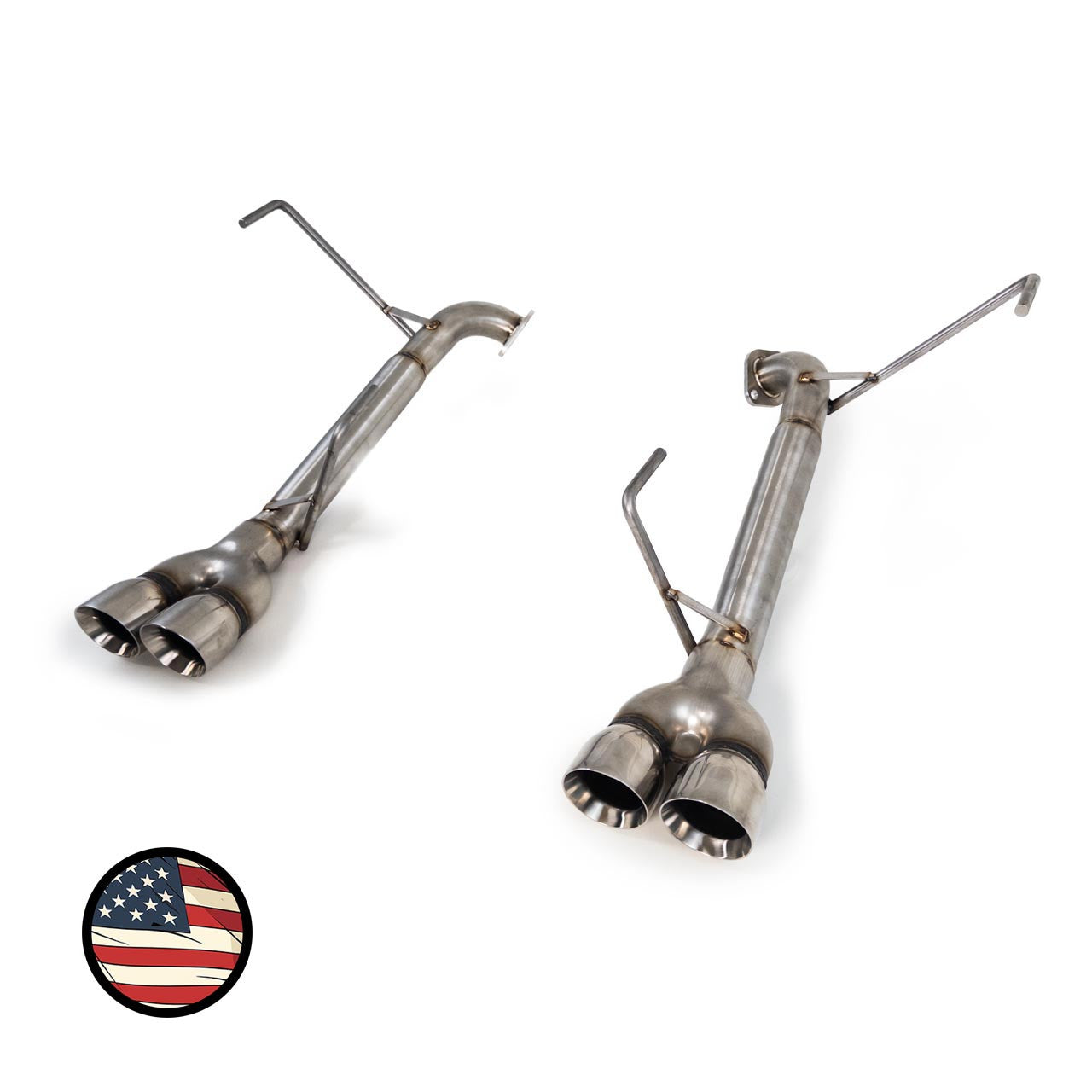 Nameless Axleback Exhaust - Quad Exit - Muffler Delete - 2020-2025 Outback XT / Wilderness
