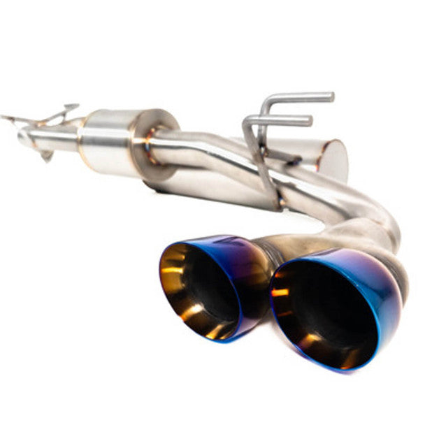 Nameless Axleback Exhaust - Dual Chamber - 3" Dual Neochrome Tip - 2024+ Impreza RS 2.5L