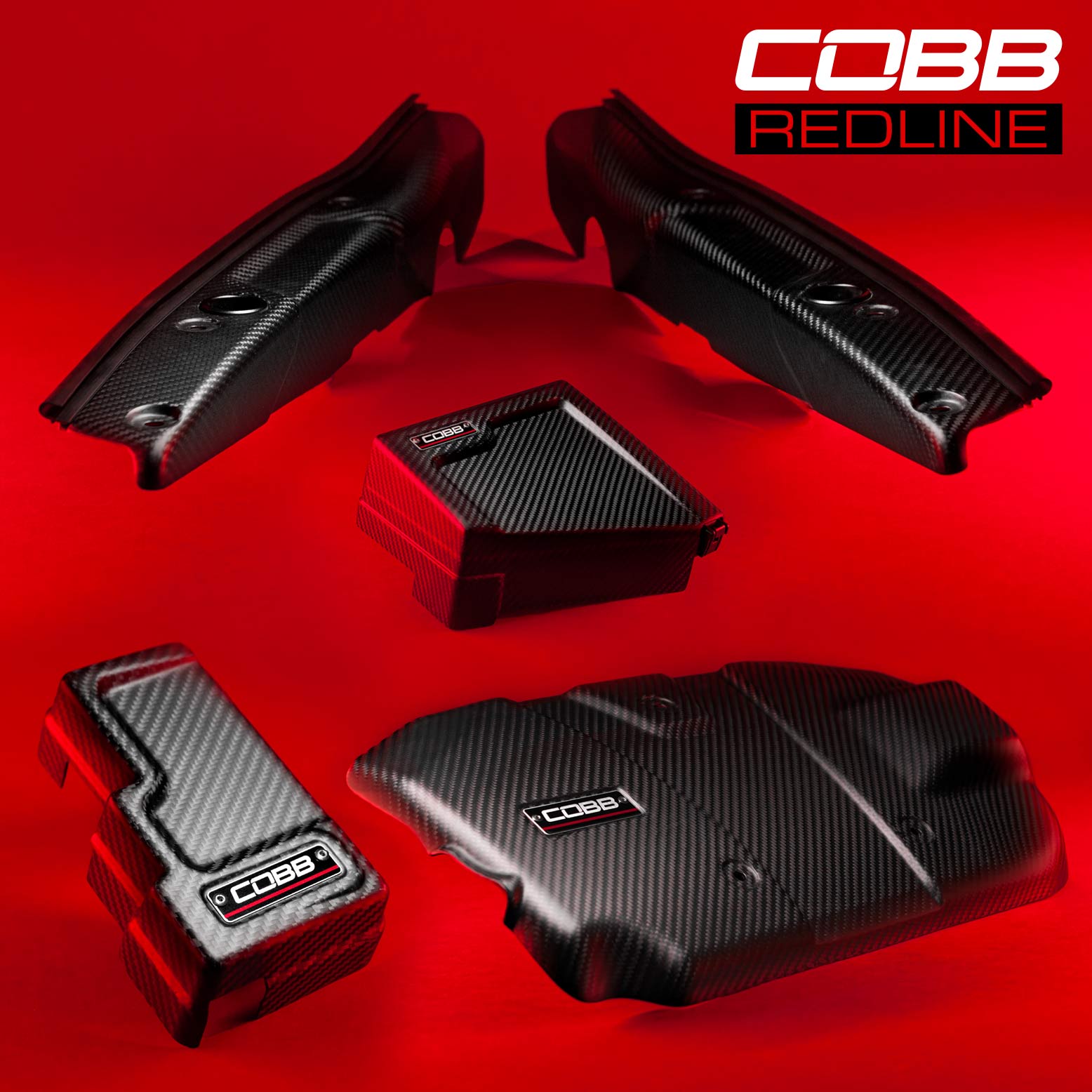 Cobb Redline Matte Carbon Fiber Dress-Up Kit - 2022+ WRX