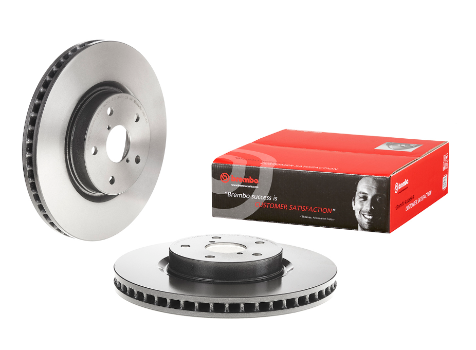 Brembo Front Premium UV Coated OE Equivalent Single Rotor - 15-21 WRX