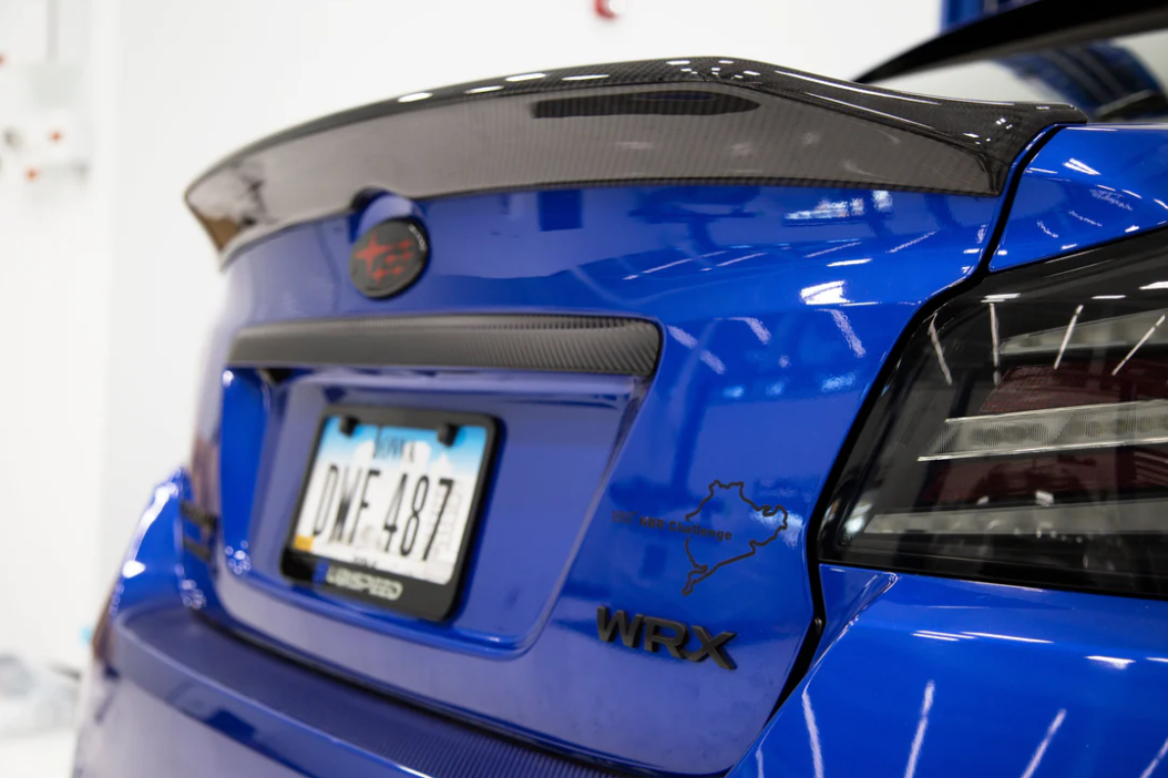 OLM Point Five Carbon Fiber Duckbill Spoiler - 2015-2021 Subaru WRX & STI