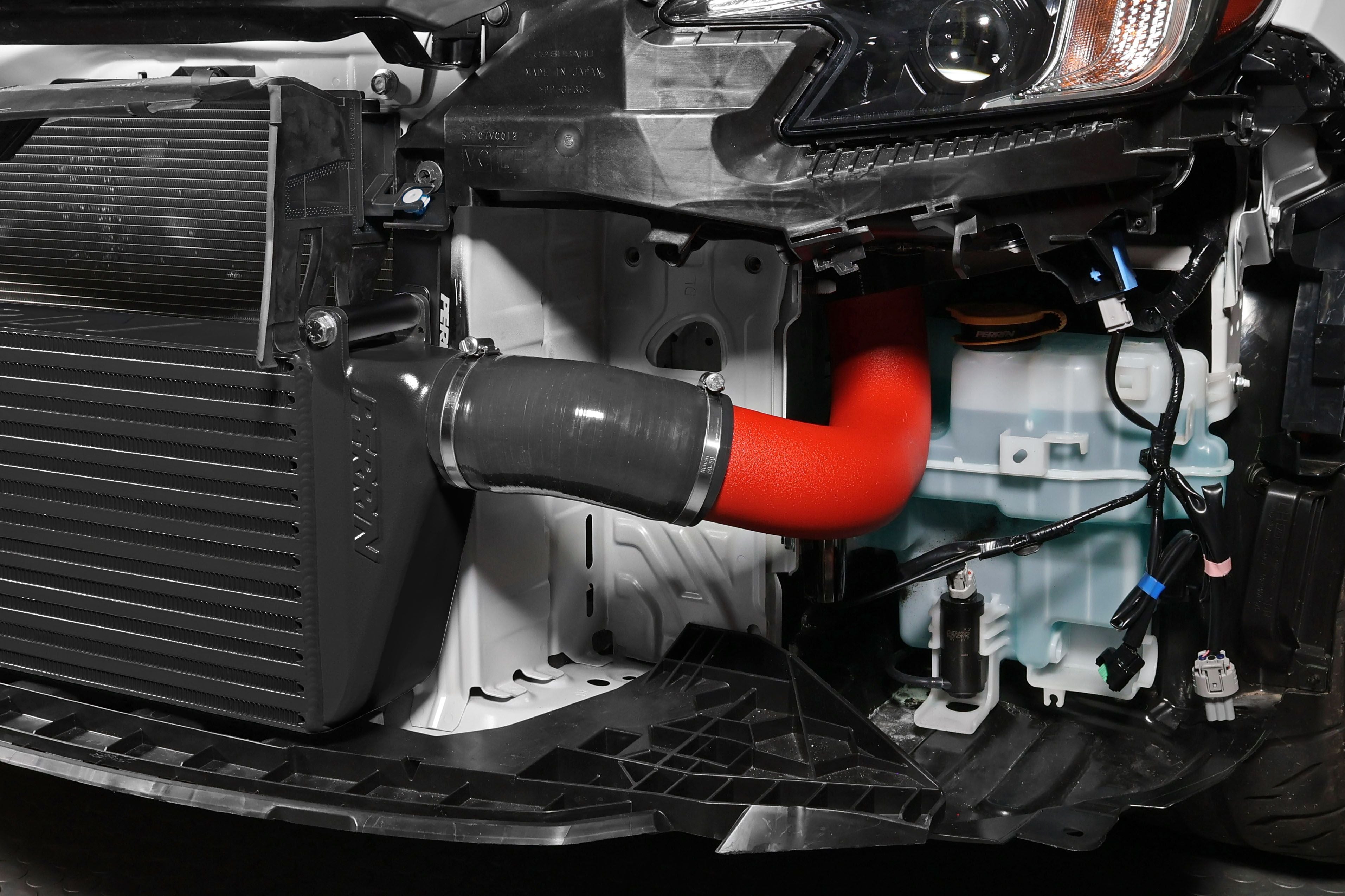 PERRIN FRONT MOUNT INTERCOOLER KIT - Red Tubes & Black Core - 2022+ WRX