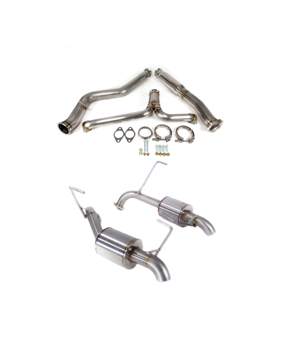 Nameless Catback Exhaust - 5" Muffler - 2005-2009 Outback XT Wagon