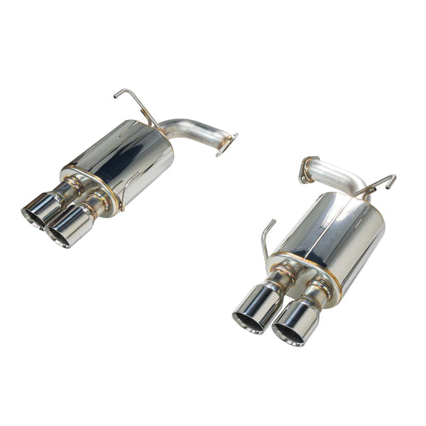 Remark Axle Back Exhaust w/Stainless Steel Dual Wall Tip - 15-21 Subaru WRX/STI