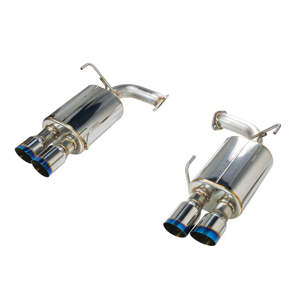 Remark Axle Back Exhaust w/Burnt Stainless Steel Single Wall Tip - 15-21 Subaru WRX/STI