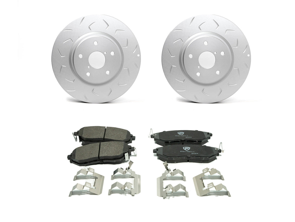 FactionFab Pad / Rotor Combo Front - 2015-2021 WRX