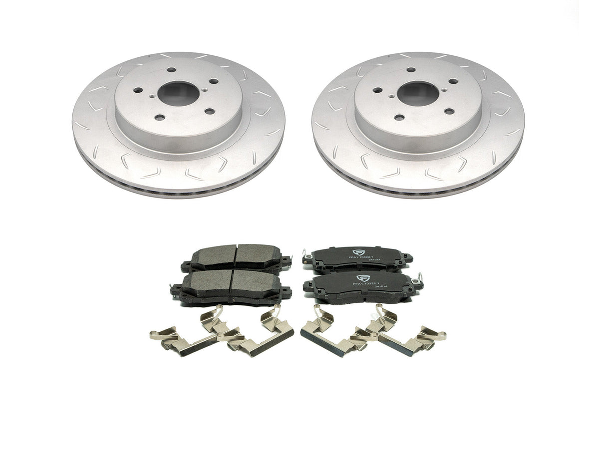 FactionFab Pad / Rotor Combo Front - 2022-2026 WRX Non-Brembo