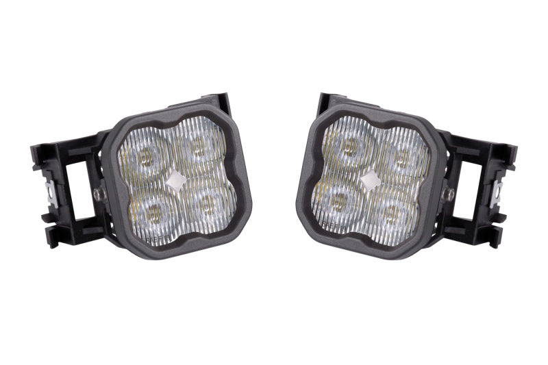 Diode Dynamics SS3 Pro Type X LED Fog Light Kit - White with Amber Backlight - 2011-2014 WRX, 2011-2014 STI, 2008-2009 Legacy