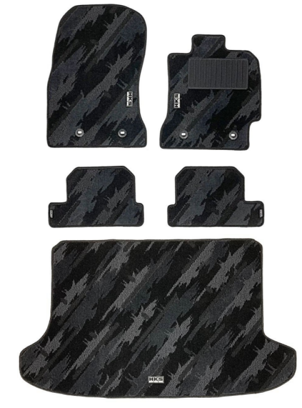 HKS Tufted Series Monotone Oil Color Floor Mat Set (LHD) 2013-2021 BRZ, 2013-2016 FRS, 2017-2021 86