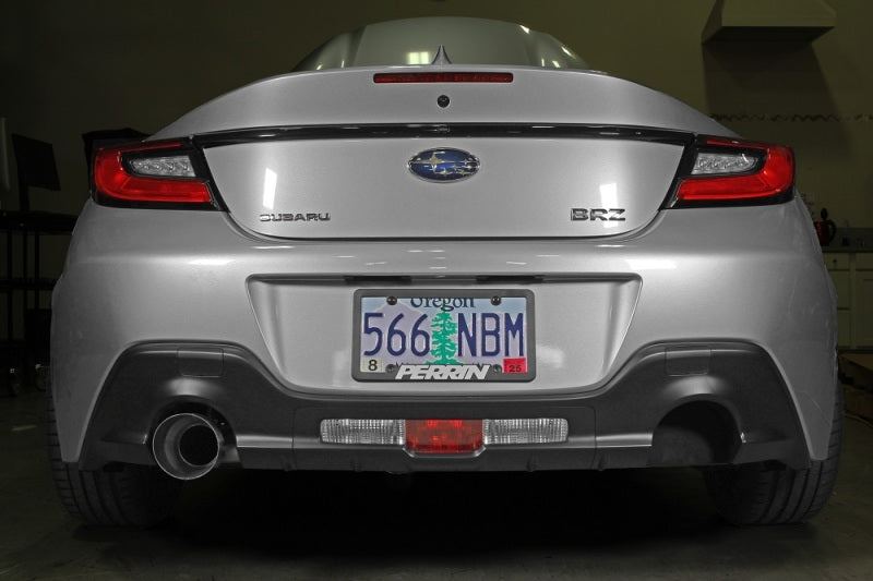 Perrin Exhaust Cutout Plate (Right Side For Single Outlet Exhaust Systems) - 22+ BRZ/GR86