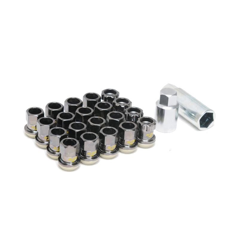 Project Kics 12X1.25 Black R26 Lug Nuts