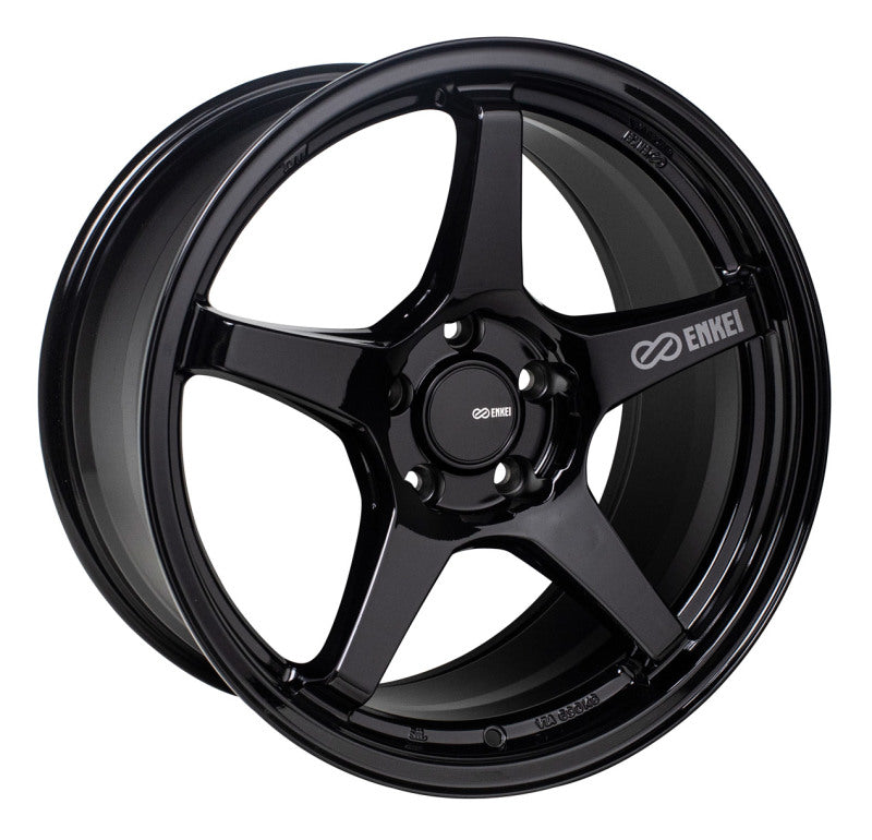 Enkei TS-5 17x9.0 +45 5x100 Gloss Black Wheel