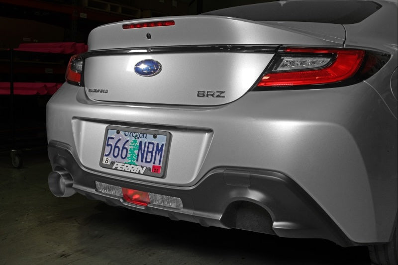 Perrin Exhaust Cutout Plate (Right Side For Single Outlet Exhaust Systems) - 22+ BRZ/GR86